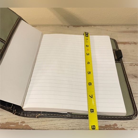 Spirit of St. Louis Bi-Fold Writing Note Pad Folio Leather Portfolio - Picture 8 of 11